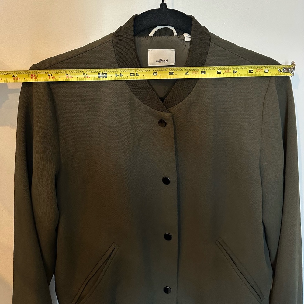 Aritzia Wilfred Bomber Jacket Medium - Picture 8 of 9